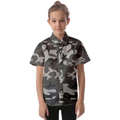 Camouflage Kids  Short Sleeve Shirt by nateshop