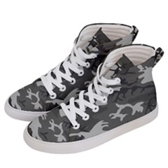 Camouflage Men s Hi-top Skate Sneakers by nateshop