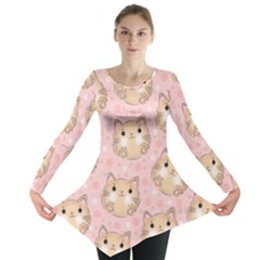 Cat-cats Long Sleeve Tunic  by nateshop