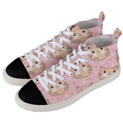 Cat-cats Men s Mid-top Canvas Sneakers by nateshop