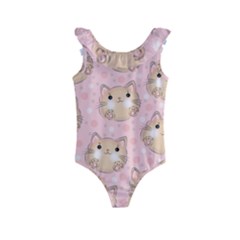 Cat-cats Kids  Frill Swimsuit by nateshop