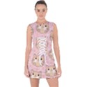 Cat-cats Lace Up Front Bodycon Dress View1