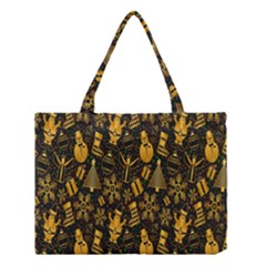 Christmas Gold Medium Tote Bag by nateshop