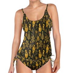 Christmas Gold Tankini Set by nateshop