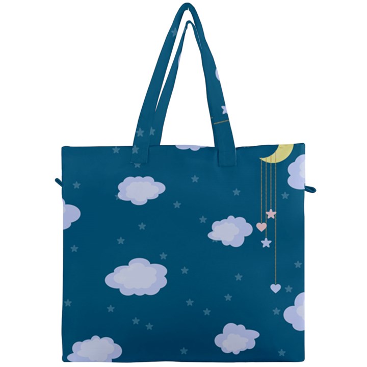 Clouds Canvas Travel Bag