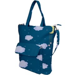 Clouds Shoulder Tote Bag by nateshop