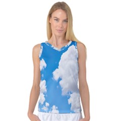 Cloudy Women s Basketball Tank Top by nateshop