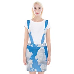 Cloudy Braces Suspender Skirt by nateshop