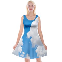 Cloudy Reversible Velvet Sleeveless Dress by nateshop