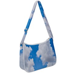 Cloudy Zip Up Shoulder Bag by nateshop