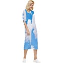 Cloudy Bow Sleeve Chiffon Midi Dress View3