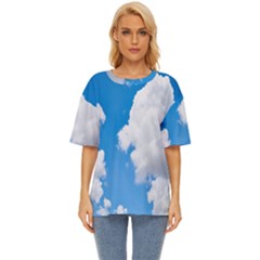 Cloudy Oversized Basic Tee by nateshop