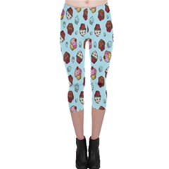 Cupcake Capri Leggings  by nateshop