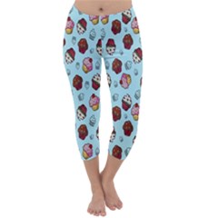 Cupcake Capri Winter Leggings  by nateshop