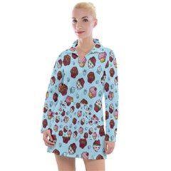 Cupcake Women s Long Sleeve Casual Dress