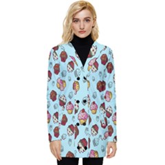 Cupcake Button Up Hooded Coat 