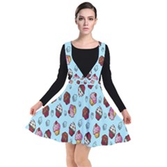 Cupcake Plunge Pinafore Dress