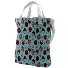 Cupcake Canvas Messenger Bag