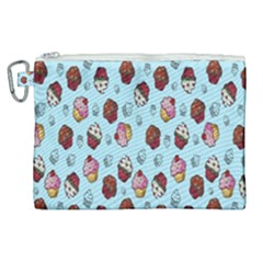 Cupcake Canvas Cosmetic Bag (xl) by nateshop