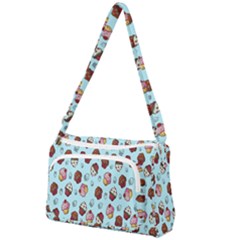 Cupcake Front Pocket Crossbody Bag