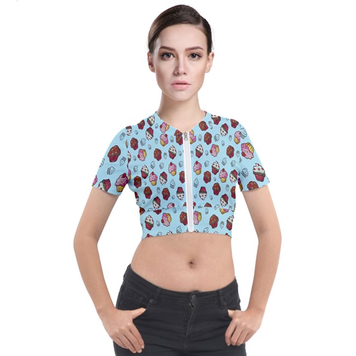 Cupcake Short Sleeve Cropped Jacket