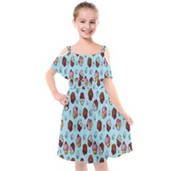 Cupcake Kids  Cut Out Shoulders Chiffon Dress by nateshop