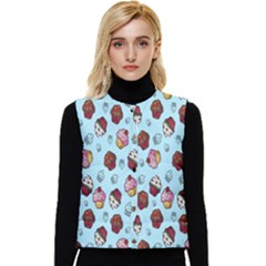 Cupcake Women s Short Button Up Puffer Vest