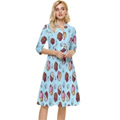 Cupcake Classy Knee Length Dress by nateshop