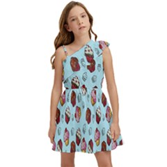 Cupcake Kids  One Shoulder Party Dress by nateshop