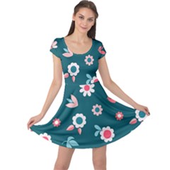 Cute Cap Sleeve Dress by nateshop