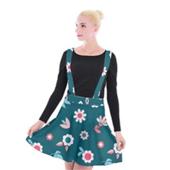 Cute Suspender Skater Skirt by nateshop