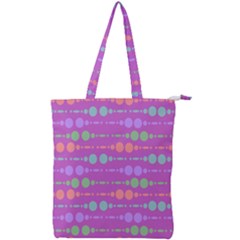 Design Modern Double Zip Up Tote Bag by nateshop