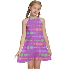 Design Modern Kids  Halter Collar Waist Tie Chiffon Dress by nateshop