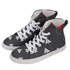 Difference Men s Hi-top Skate Sneakers