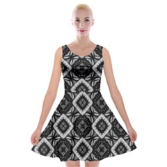 Digital Velvet Skater Dress by nateshop