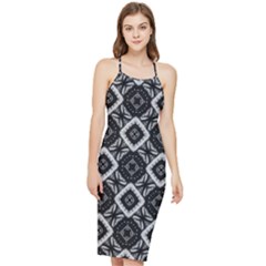 Digital Bodycon Cross Back Summer Dress by nateshop