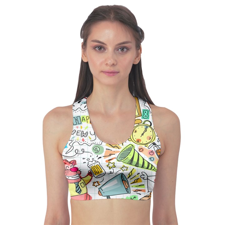 Doodle Sports Bra