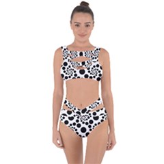 Dot Bandaged Up Bikini Set  by nateshop