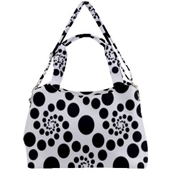 Dot Double Compartment Shoulder Bag by nateshop