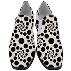 Dot Women Slip On Heel Loafers by nateshop