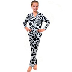 Dot Kid s Satin Long Sleeve Pajamas Set by nateshop