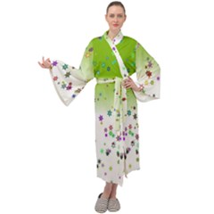 Effect Maxi Velour Kimono by nateshop