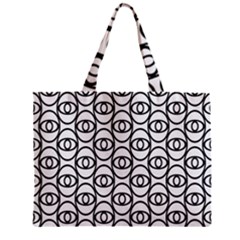 Ellipse Zipper Mini Tote Bag by nateshop