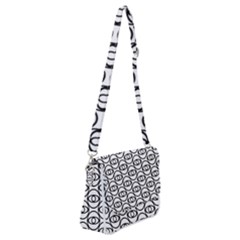 Ellipse Shoulder Bag With Back Zipper by nateshop