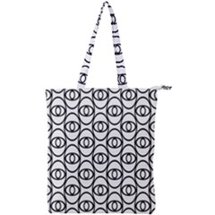 Ellipse Double Zip Up Tote Bag by nateshop