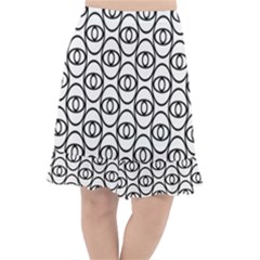 Ellipse Fishtail Chiffon Skirt