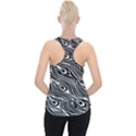 Animal-peacock,white Black Piece Up Tank Top View2