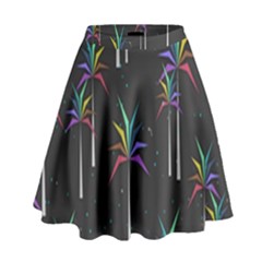 Flora High Waist Skirt by nateshop