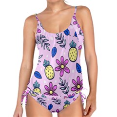 Flowers Purple Tankini Set by nateshop