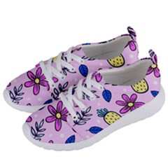 Flowers Purple Women s Lightweight Sports Shoes by nateshop